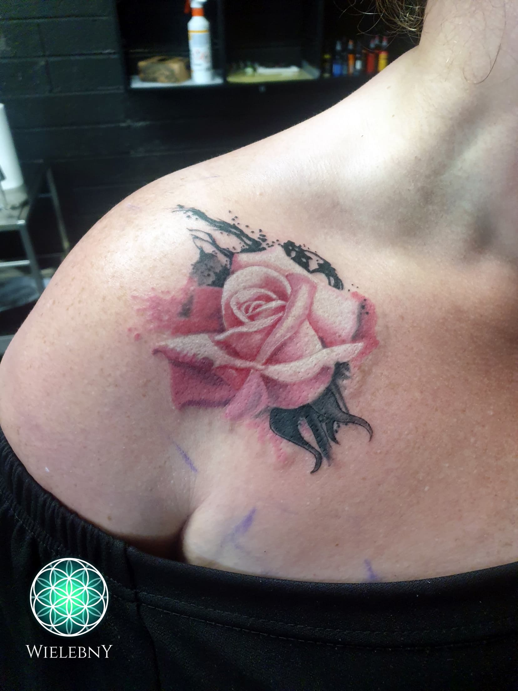 Rose watercolor