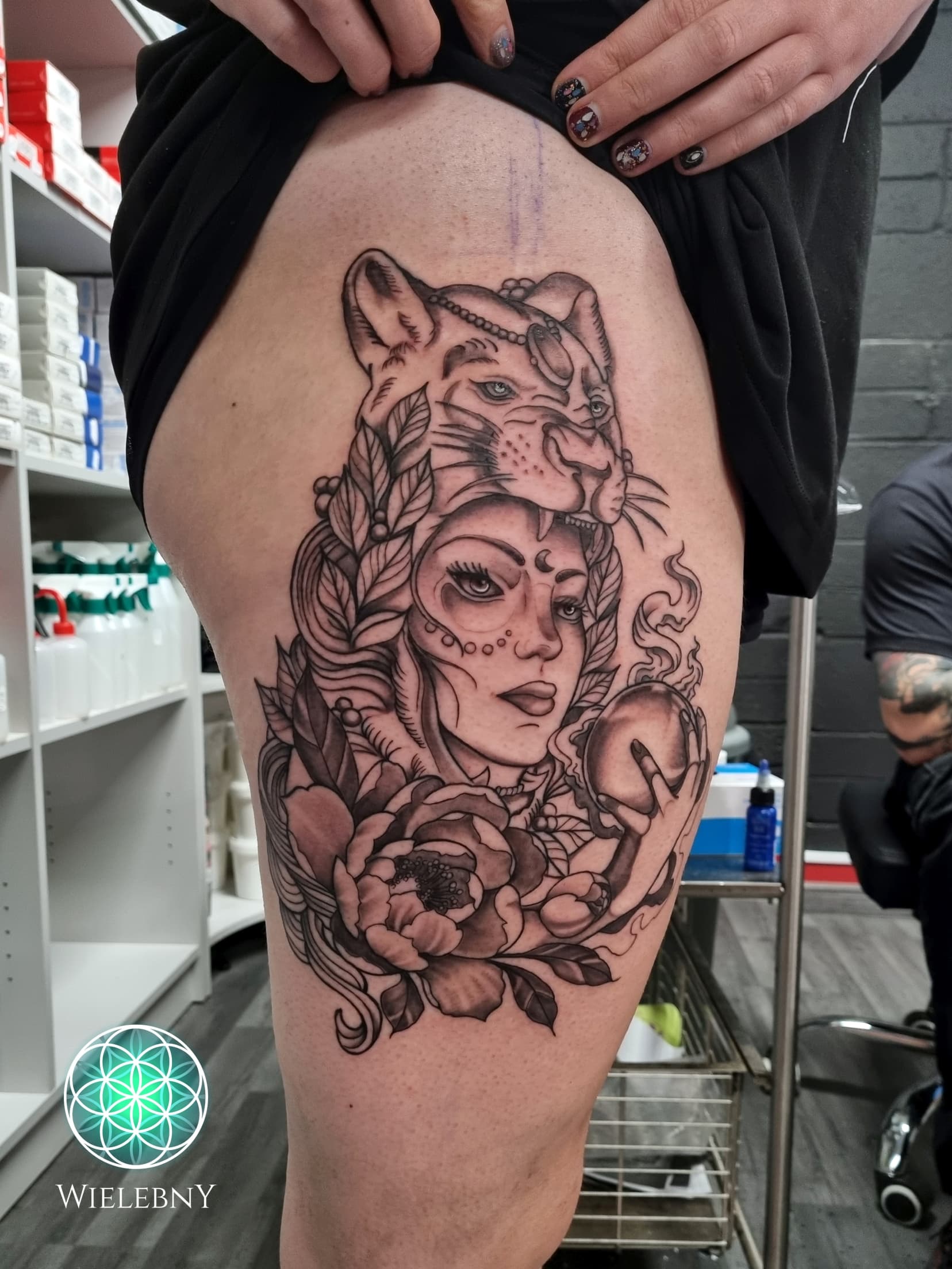Linework ilustracja