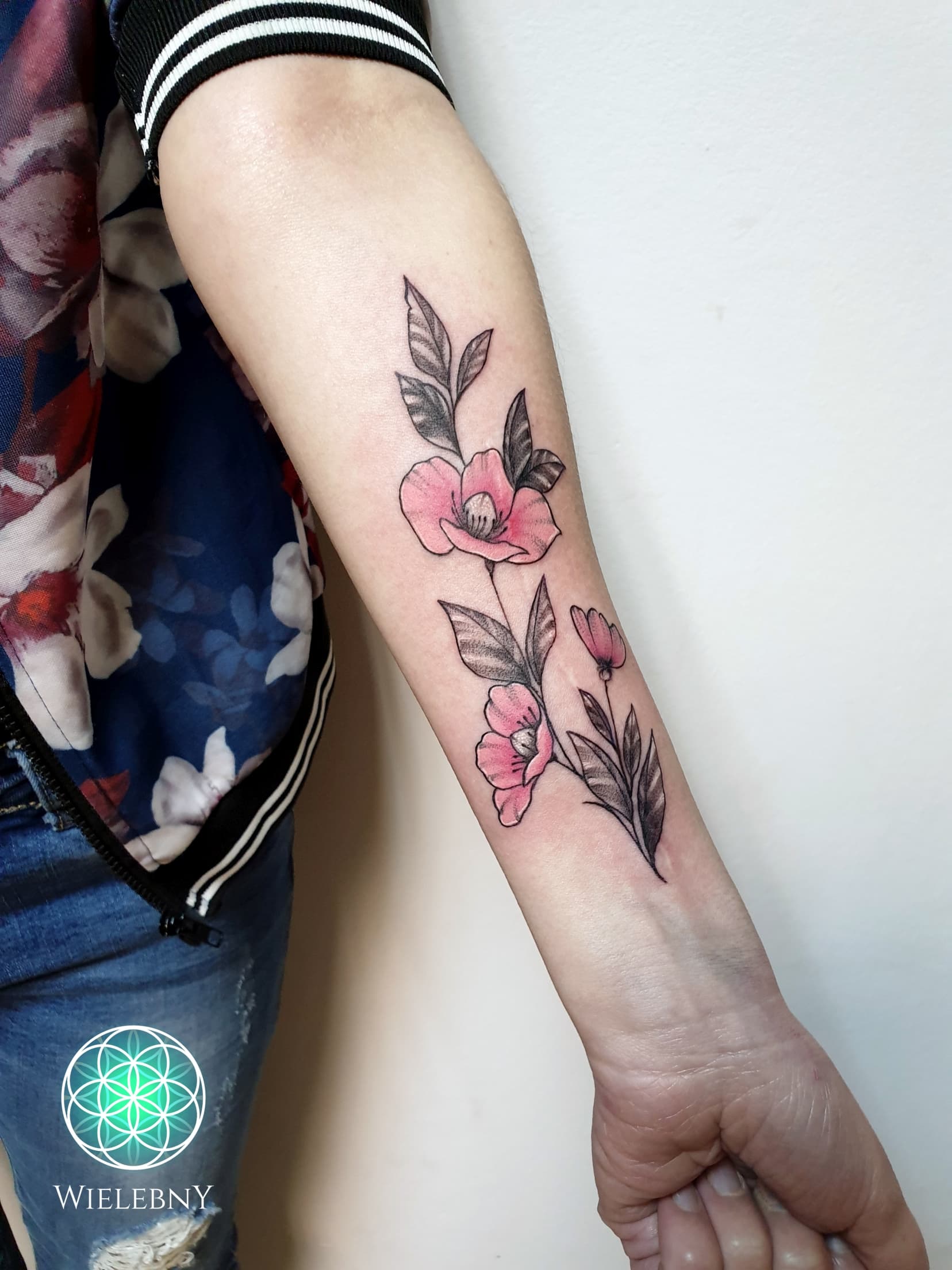 flowers forearm