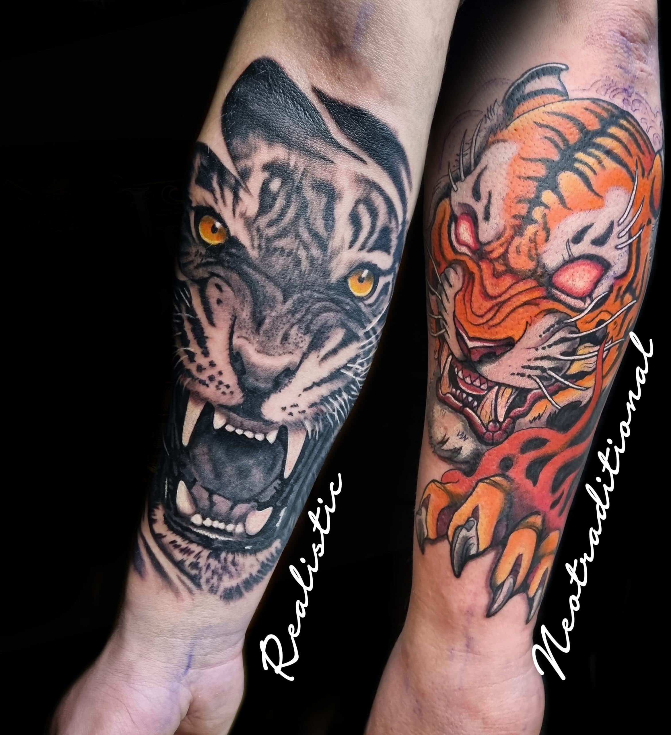 Tigers styles comparison