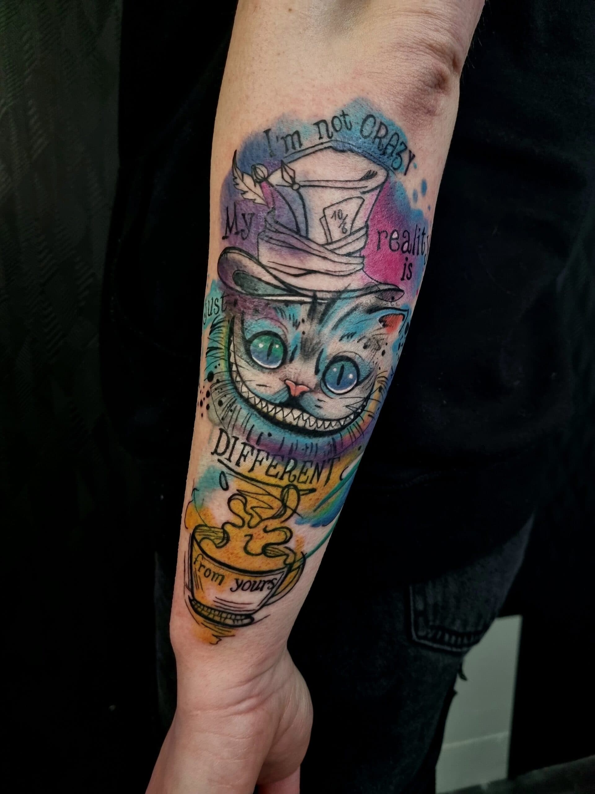 Watercolour tattoo by Artink